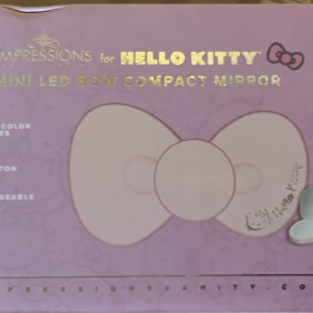 Hello Kitty Bow LED Compact Mirror Impressions for Hello Kitty